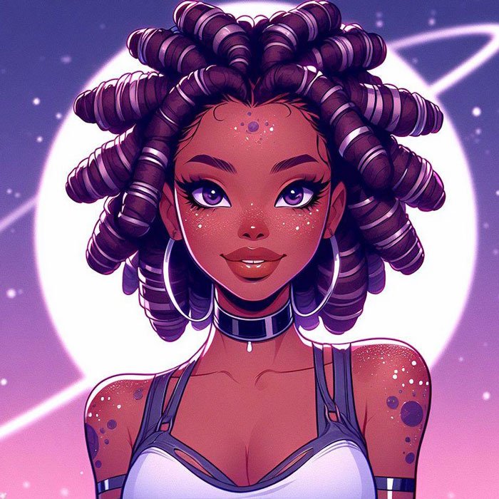 galactic girlss. beautiful goddess NFT