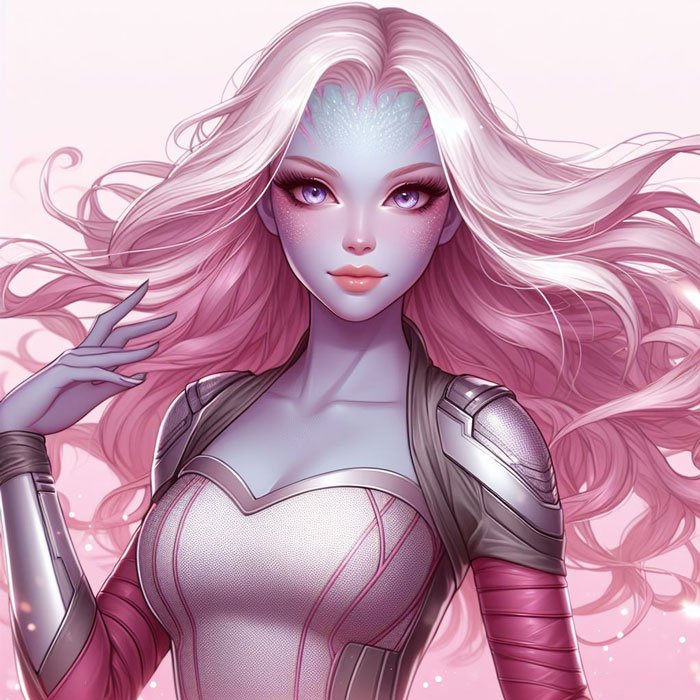 galactic girlss. beautiful goddess NFT