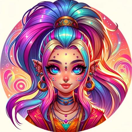 galactic girlss. beautiful goddess NFT